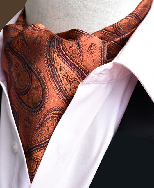 Classic Cashew Jacquard British Neckline Scarf